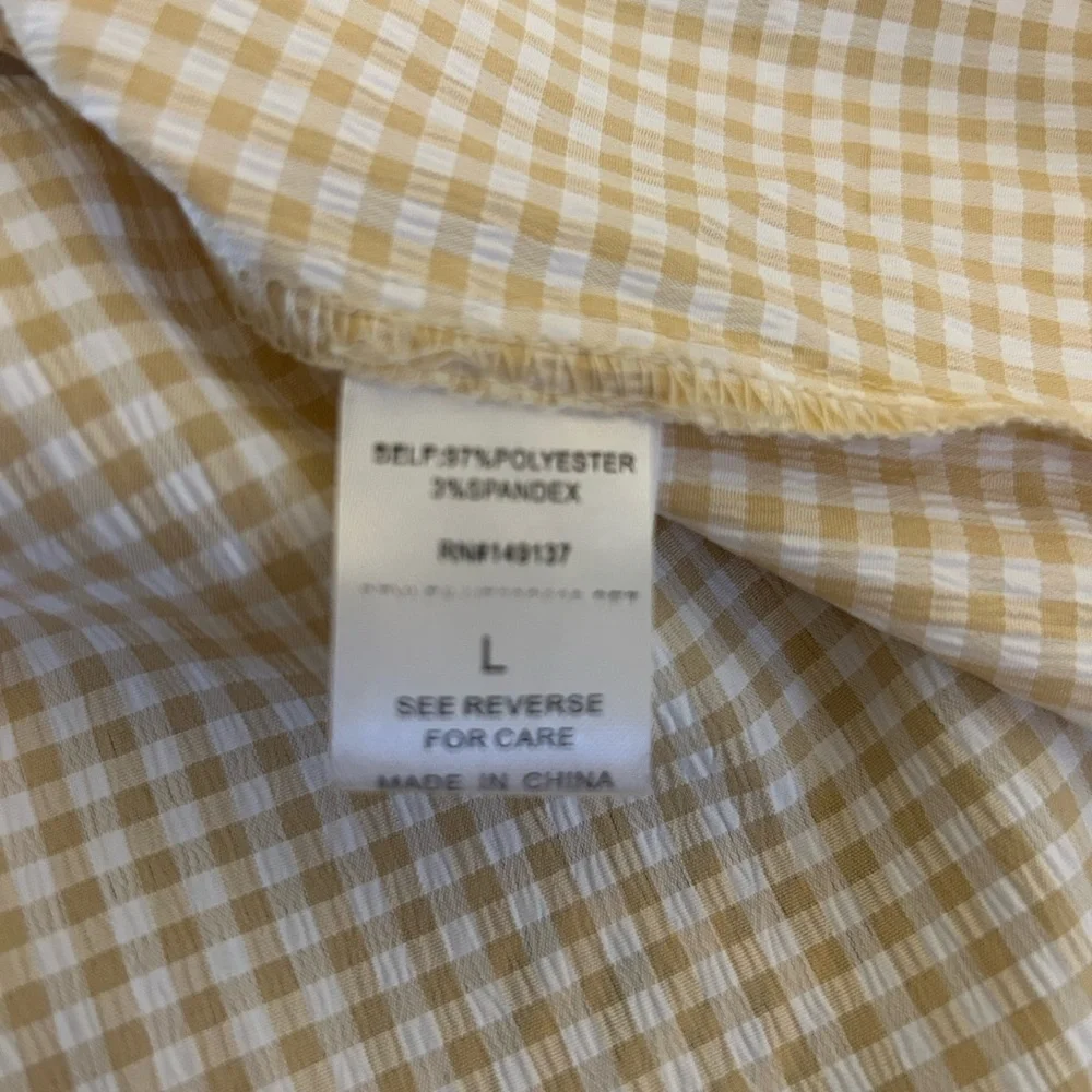 HYFVE cream gingham